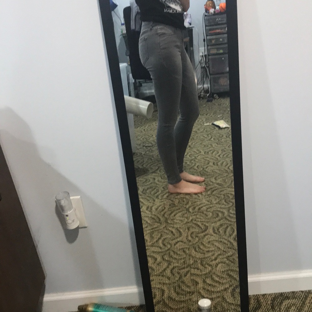 Gray jeans